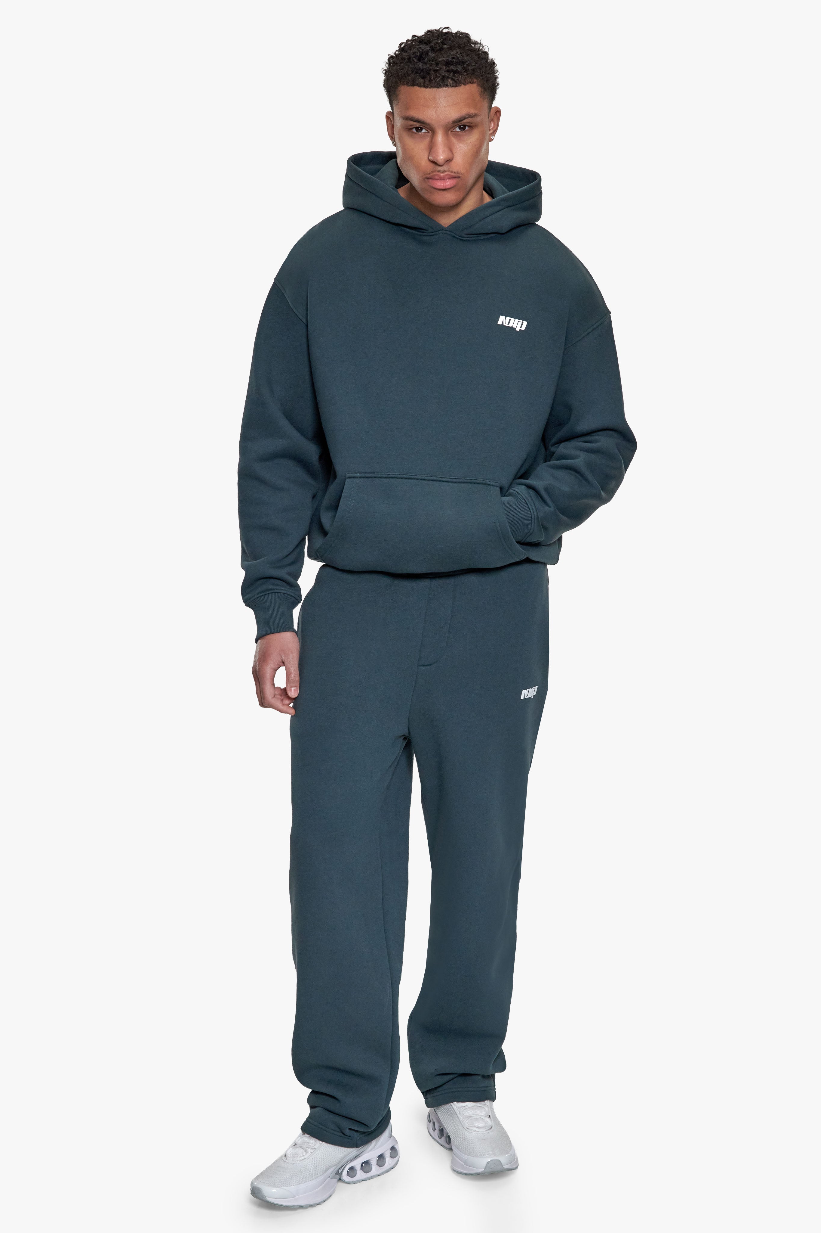 BASIC HOODIE MOSS GREEN