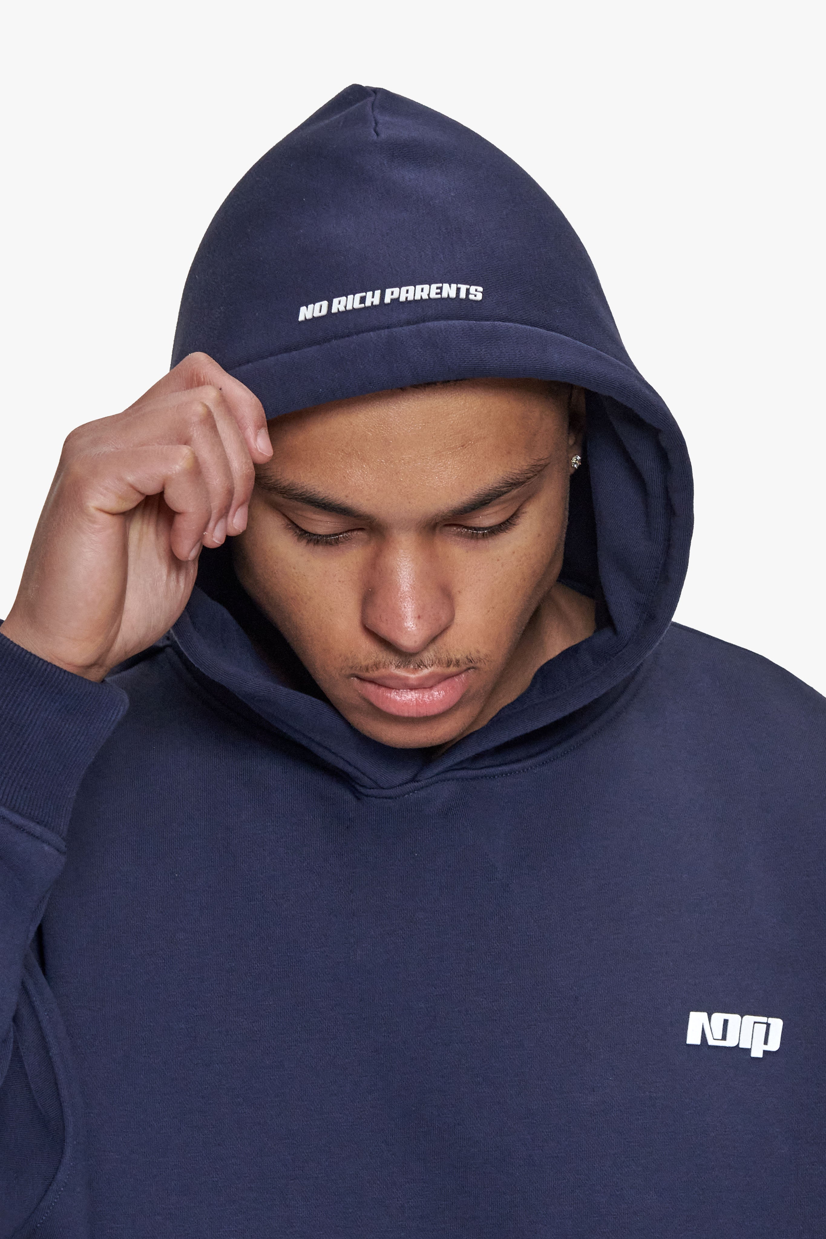 BASIC HOODIE SPACE BLUE