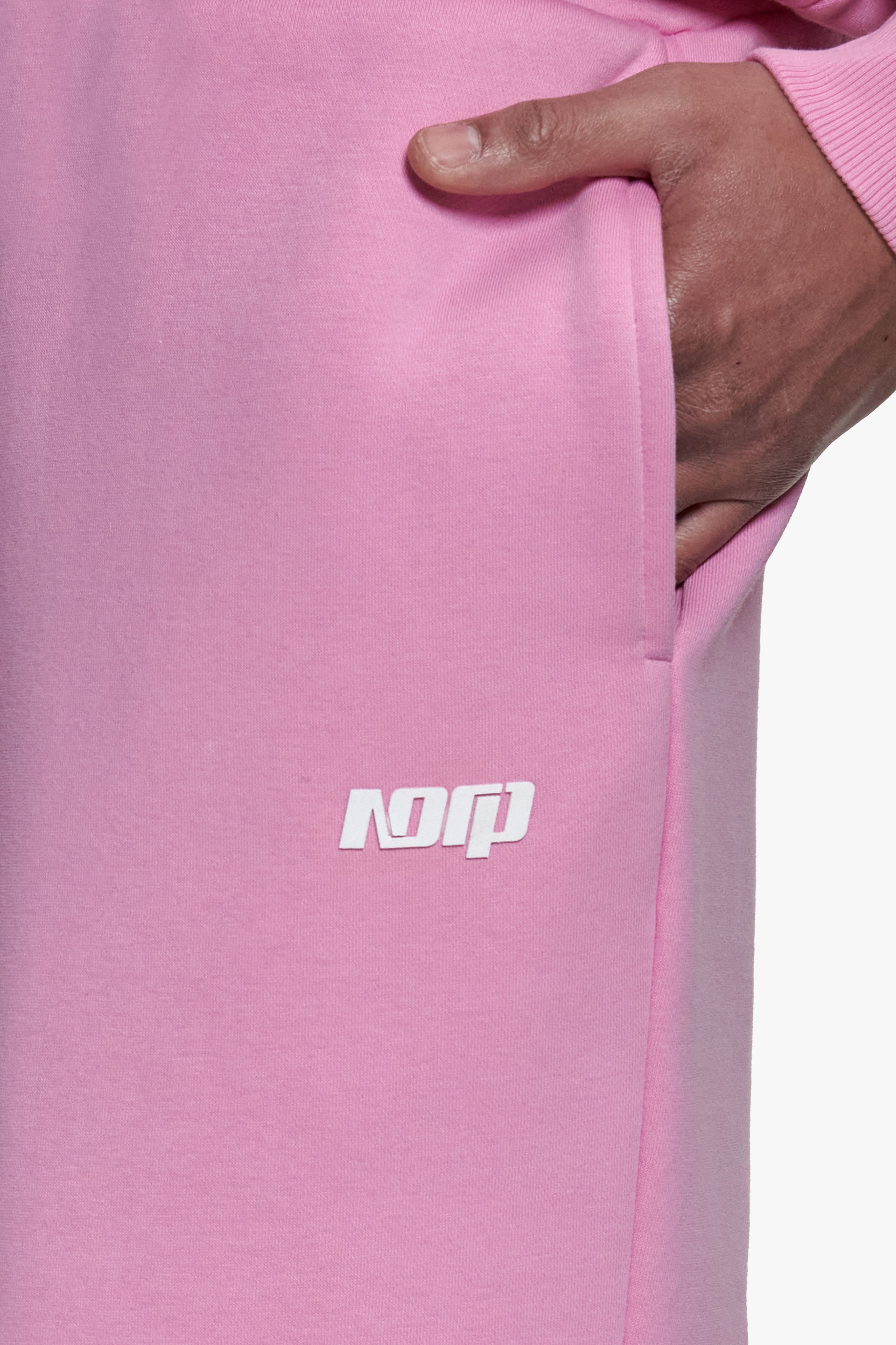 BASIC OPEN LEG JOGGER PINK