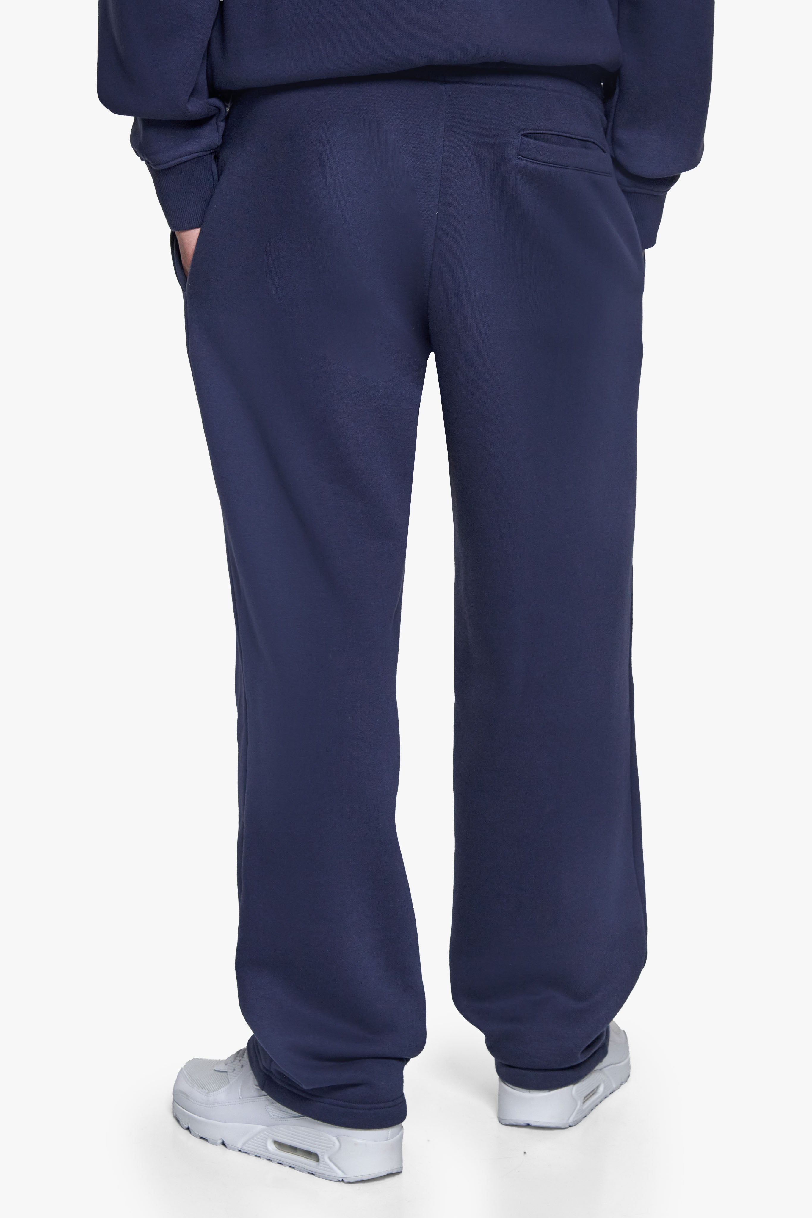 BASIC OPEN LEG JOGGER SPACE BLUE