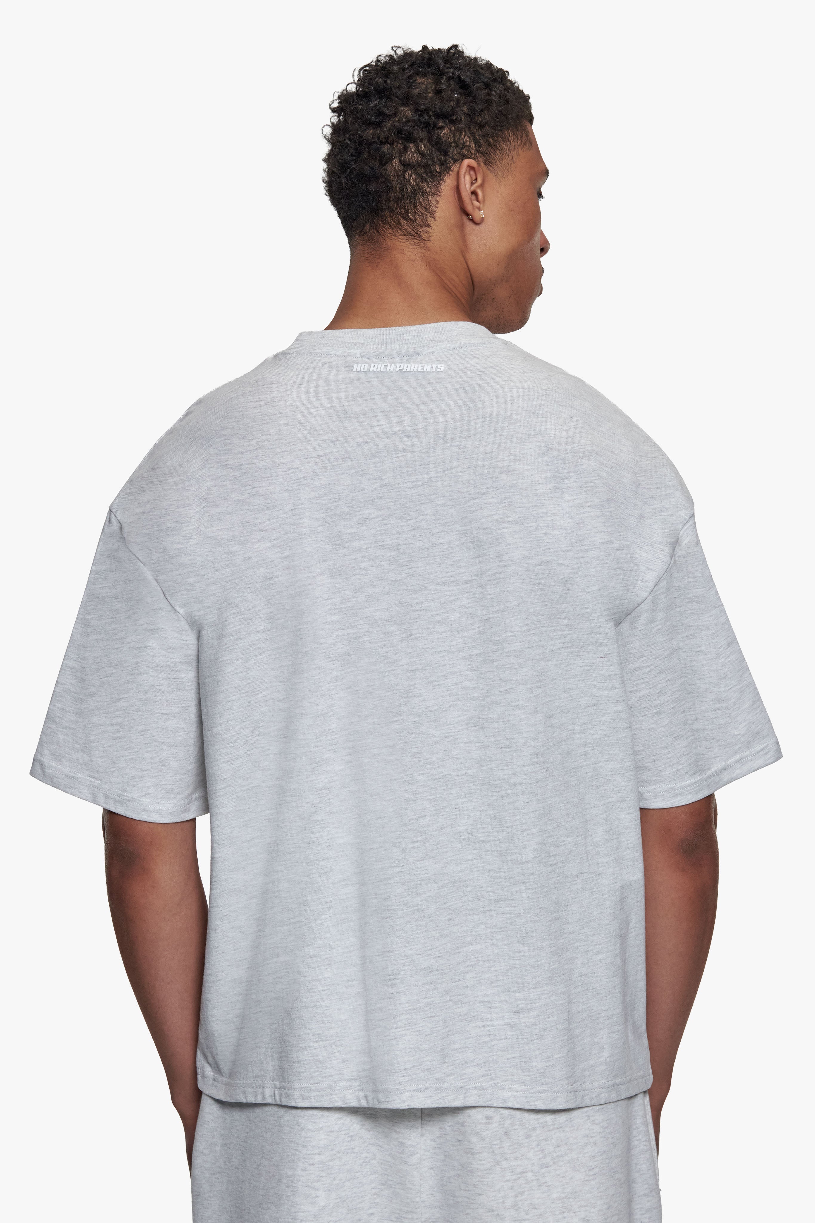 BASIC T-SHIRT GREY MELANGE