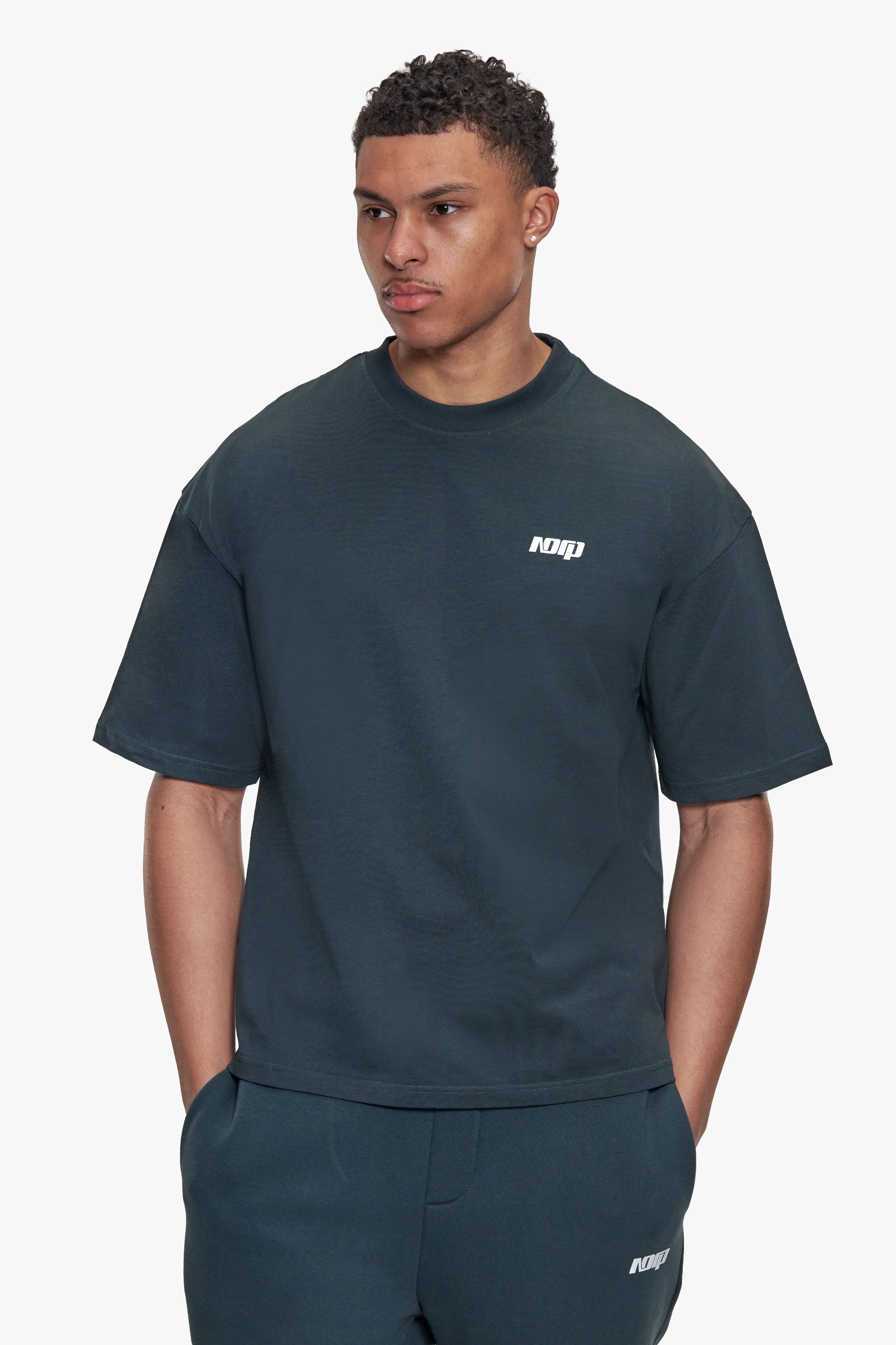 BASIC T-SHIRT MOSS GREEN