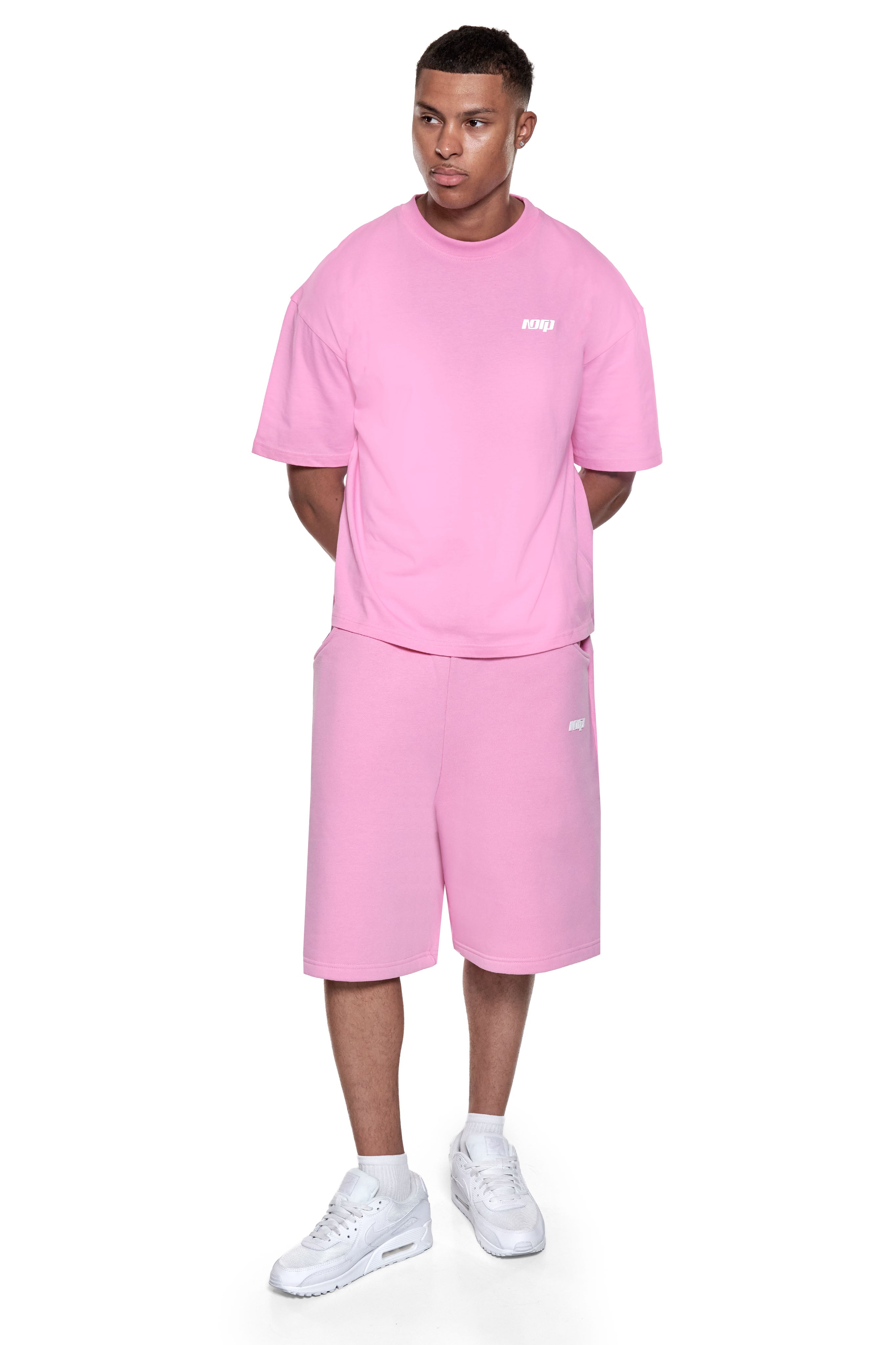 BASIC SWEAT SHORTS PINK