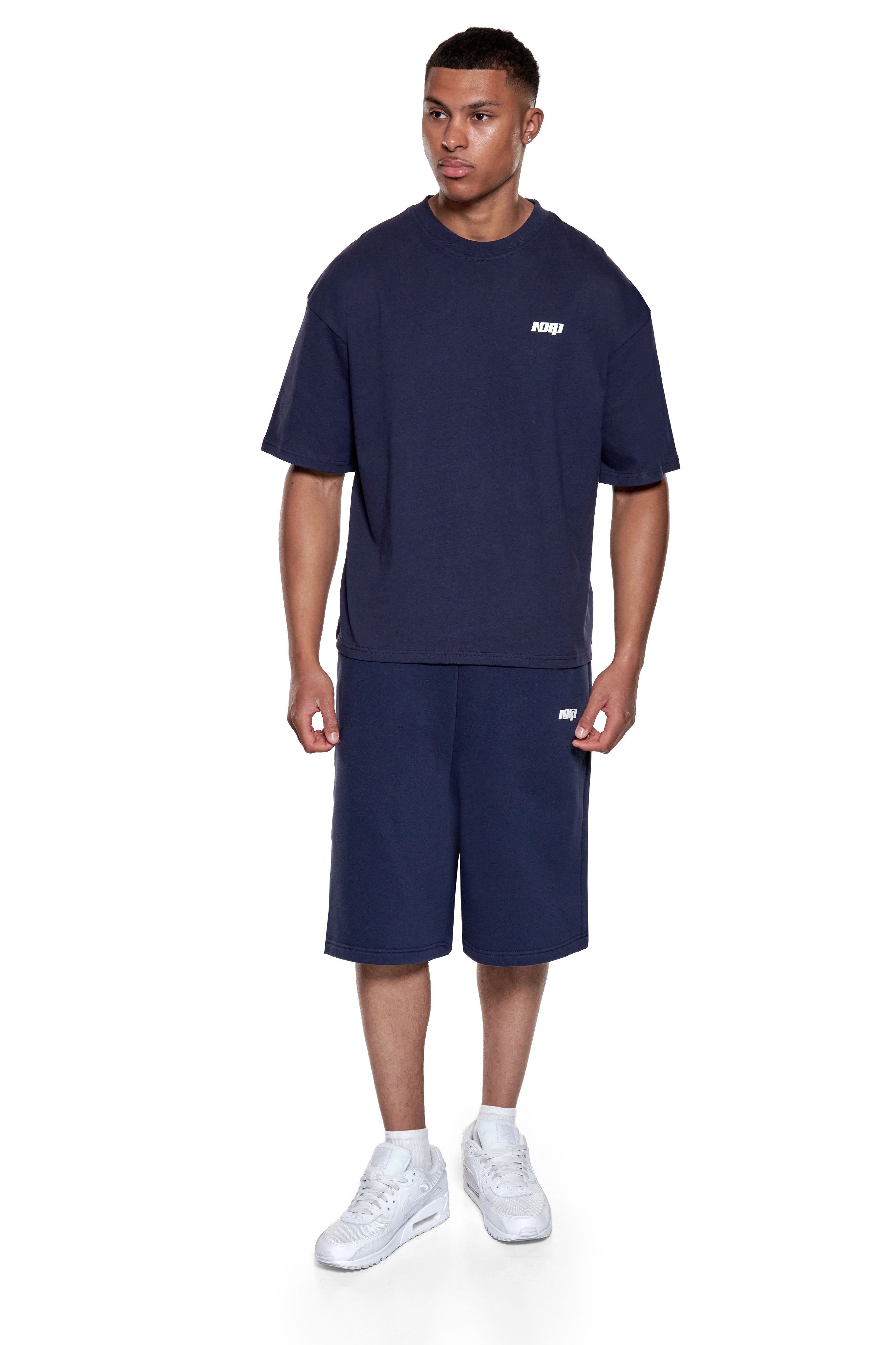BASIC SWEAT SHORTS SPACE BLUE