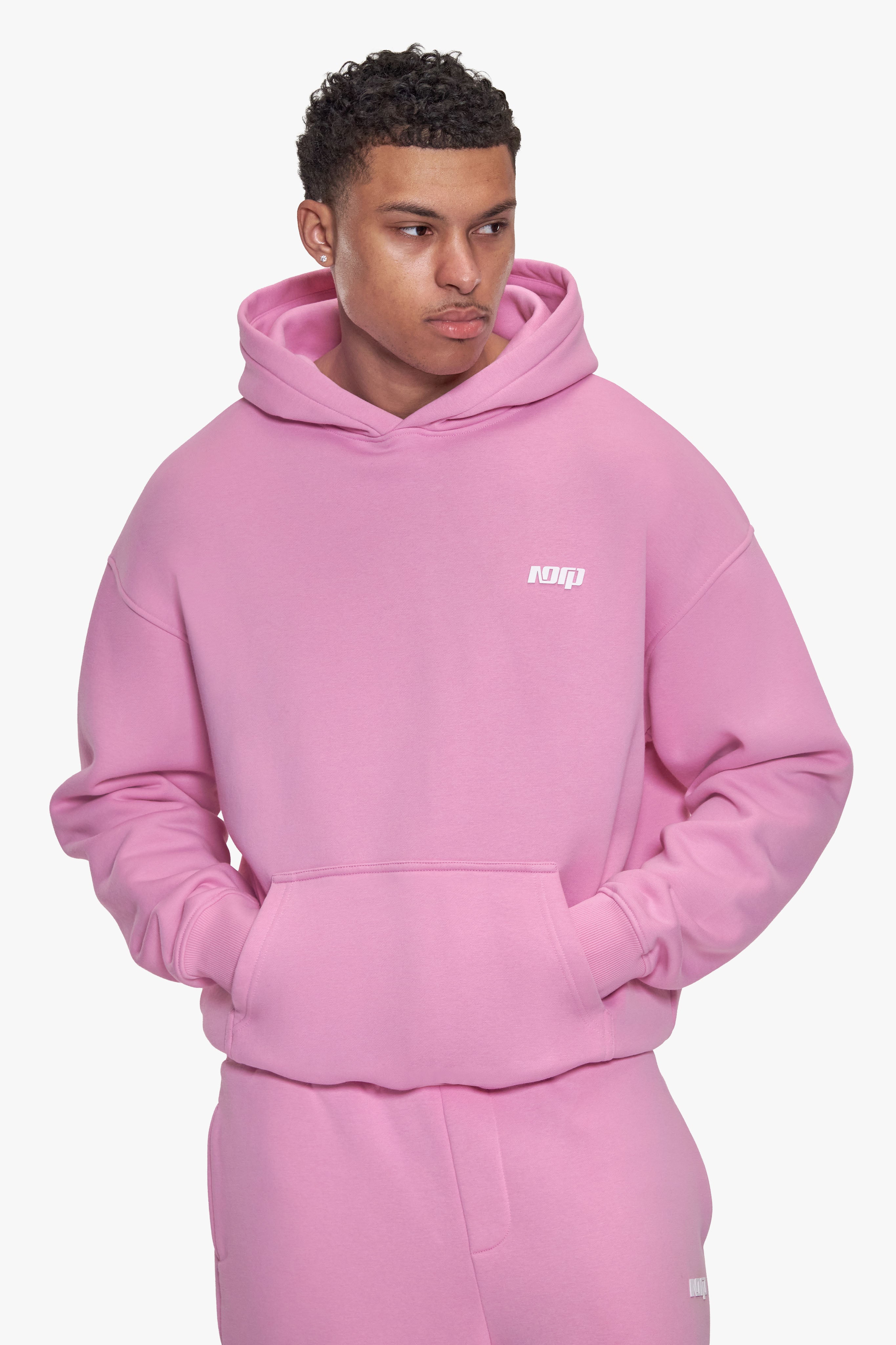 BASIC HOODIE PINK