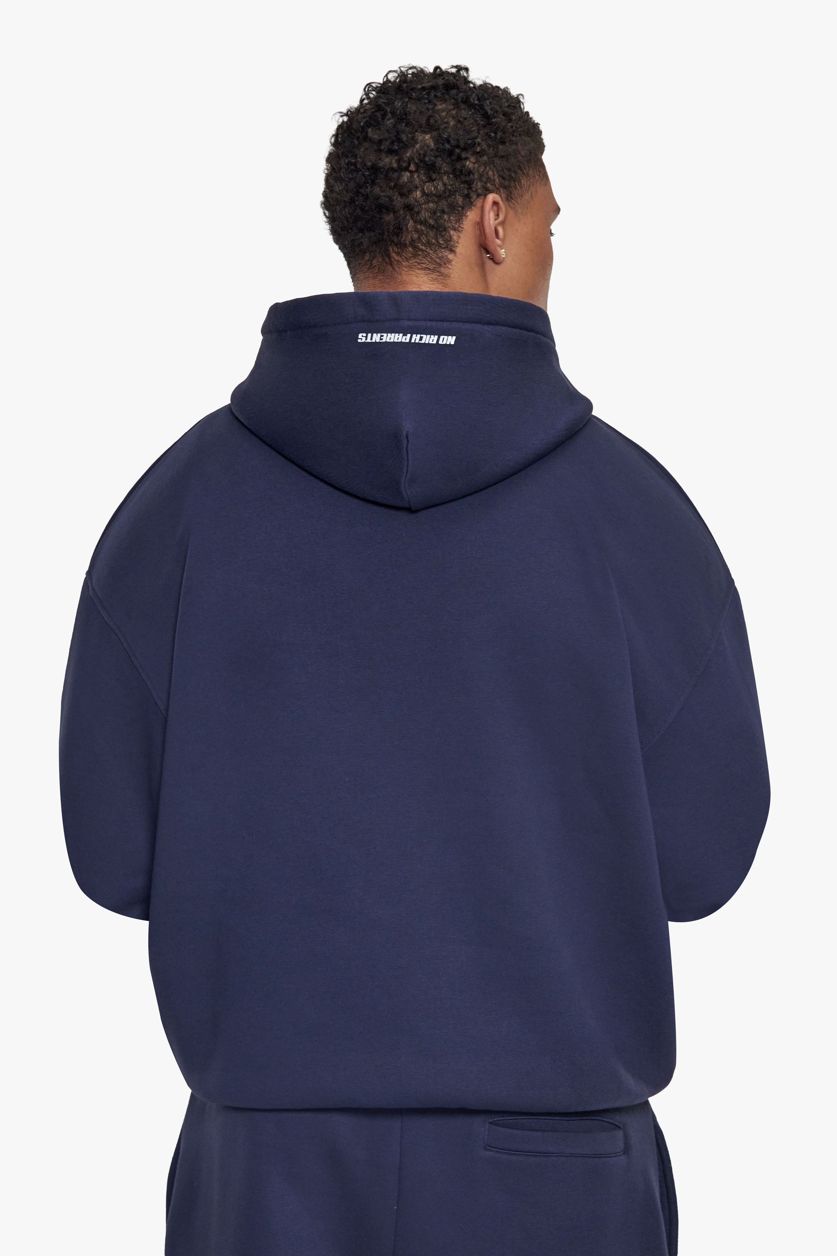BASIC HOODIE SPACE BLUE