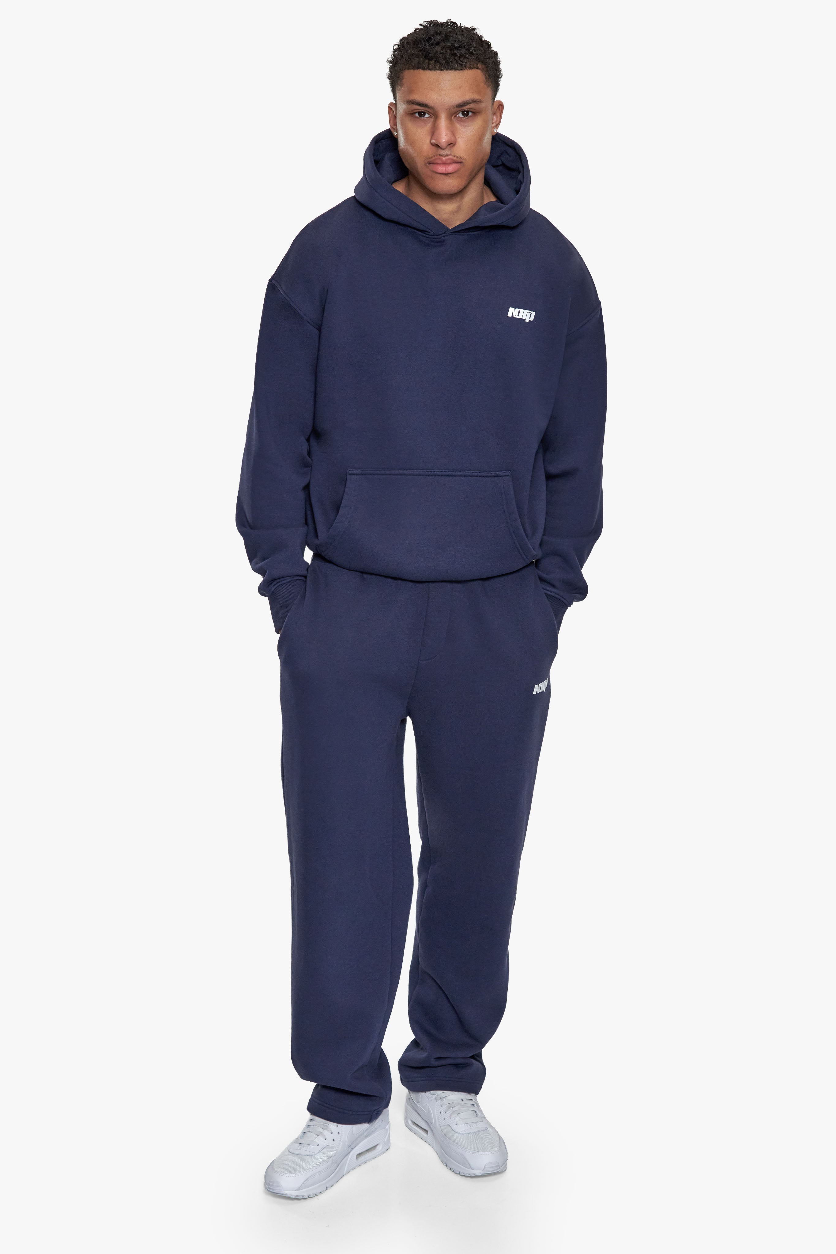 BASIC HOODIE SPACE BLUE