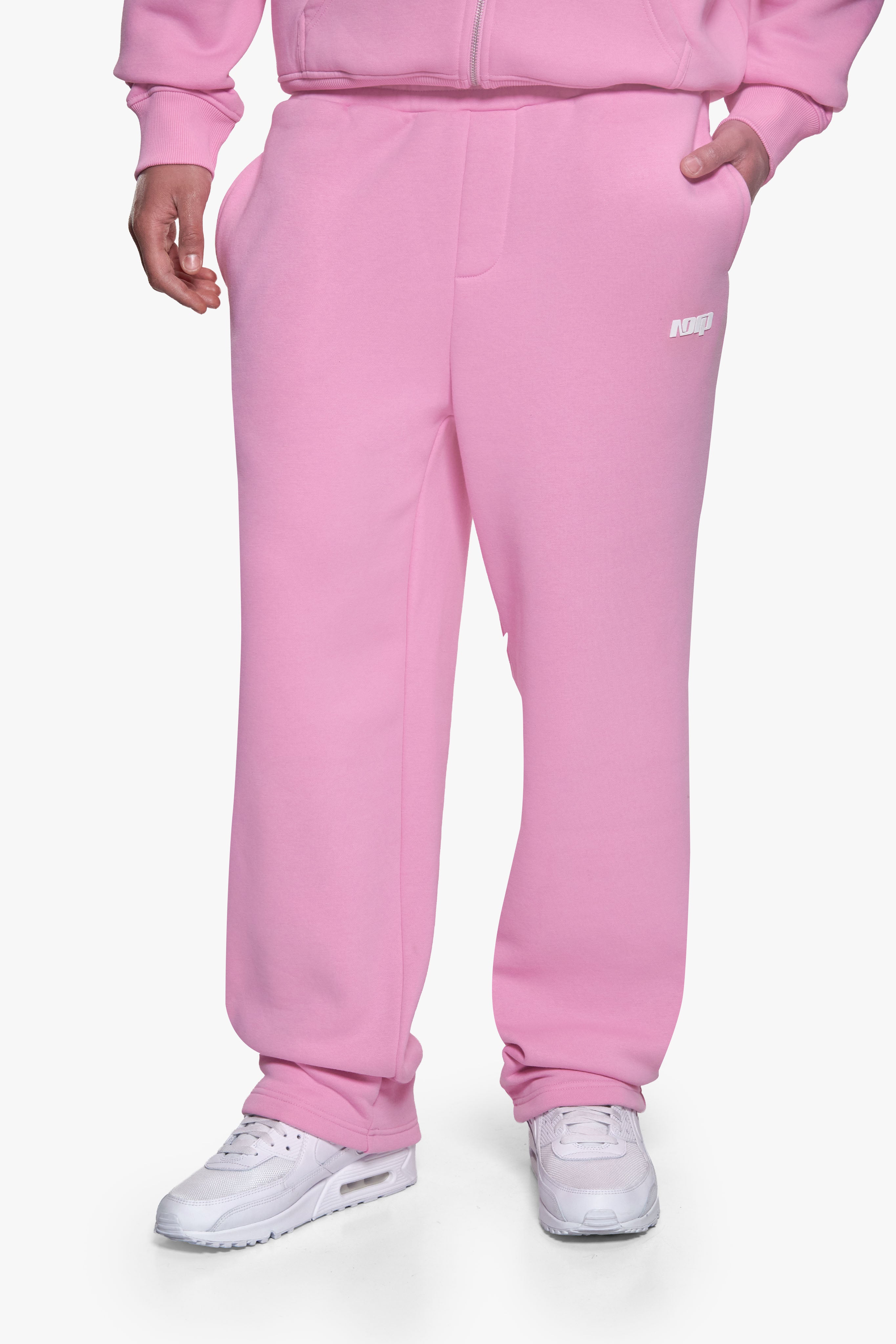 BASIC OPEN LEG JOGGER PINK