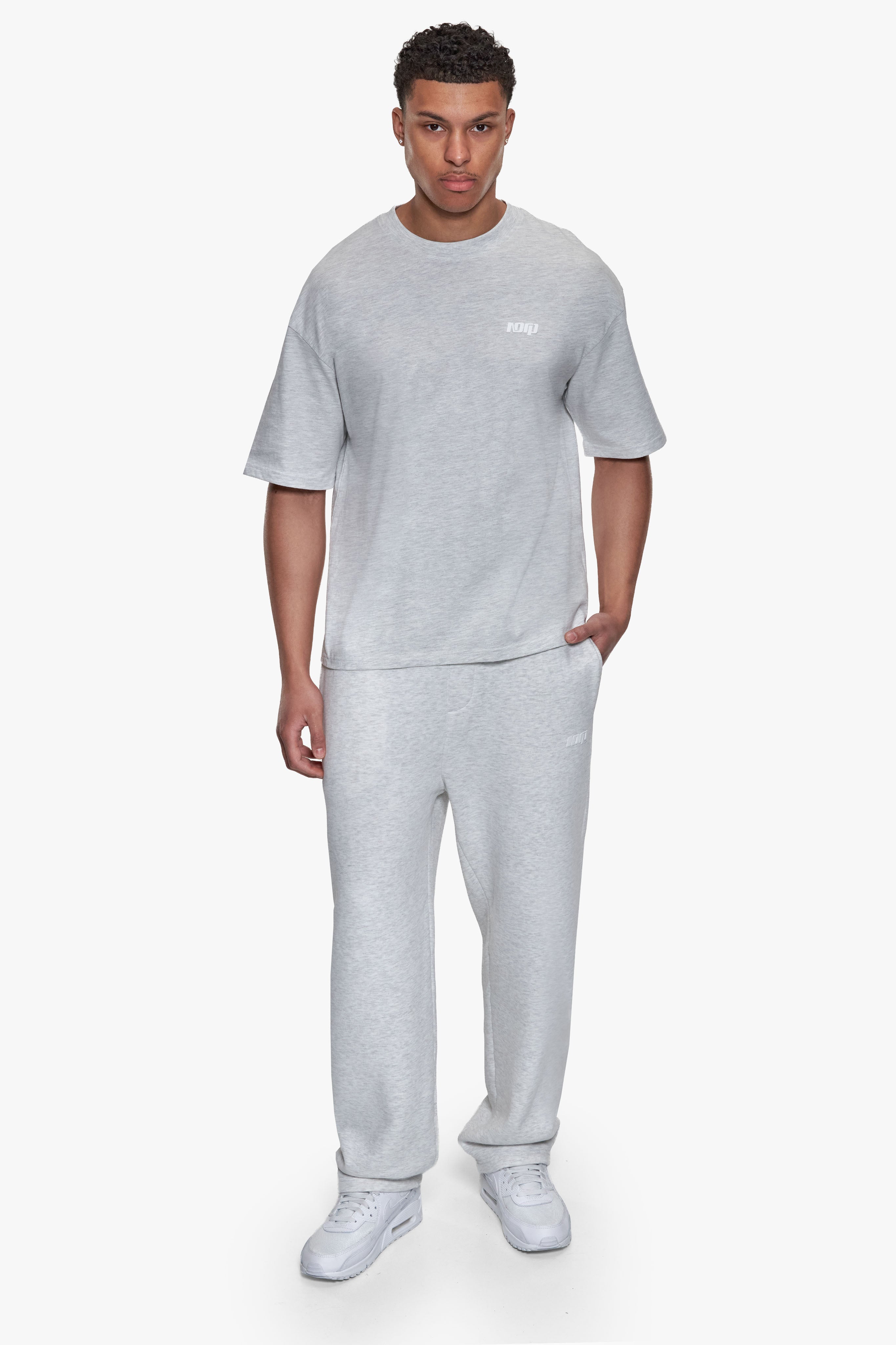 BASIC T-SHIRT GREY MELANGE