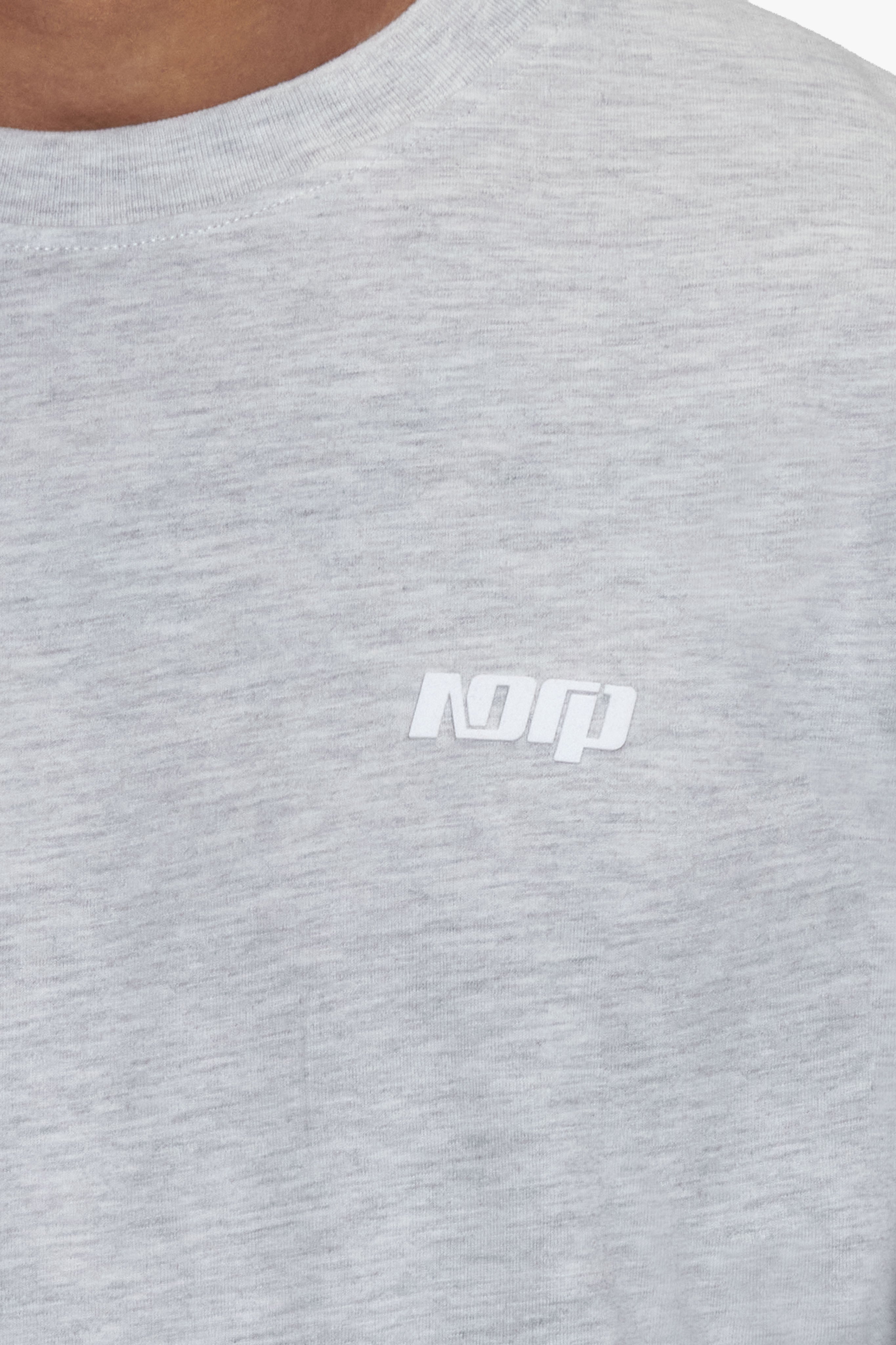 BASIC T-SHIRT GREY MELANGE