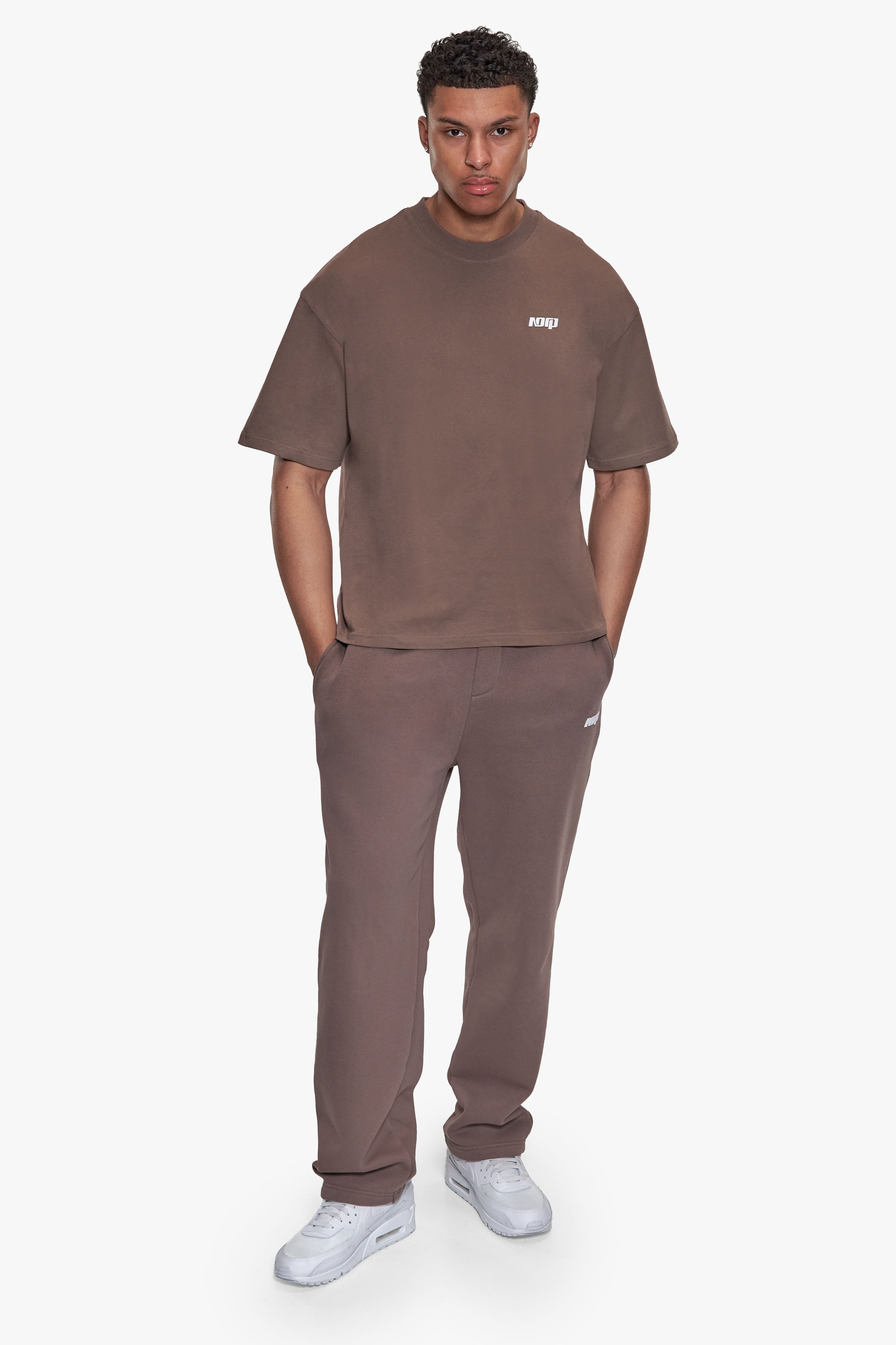 BASIC T-SHIRT LIGHT BROWN
