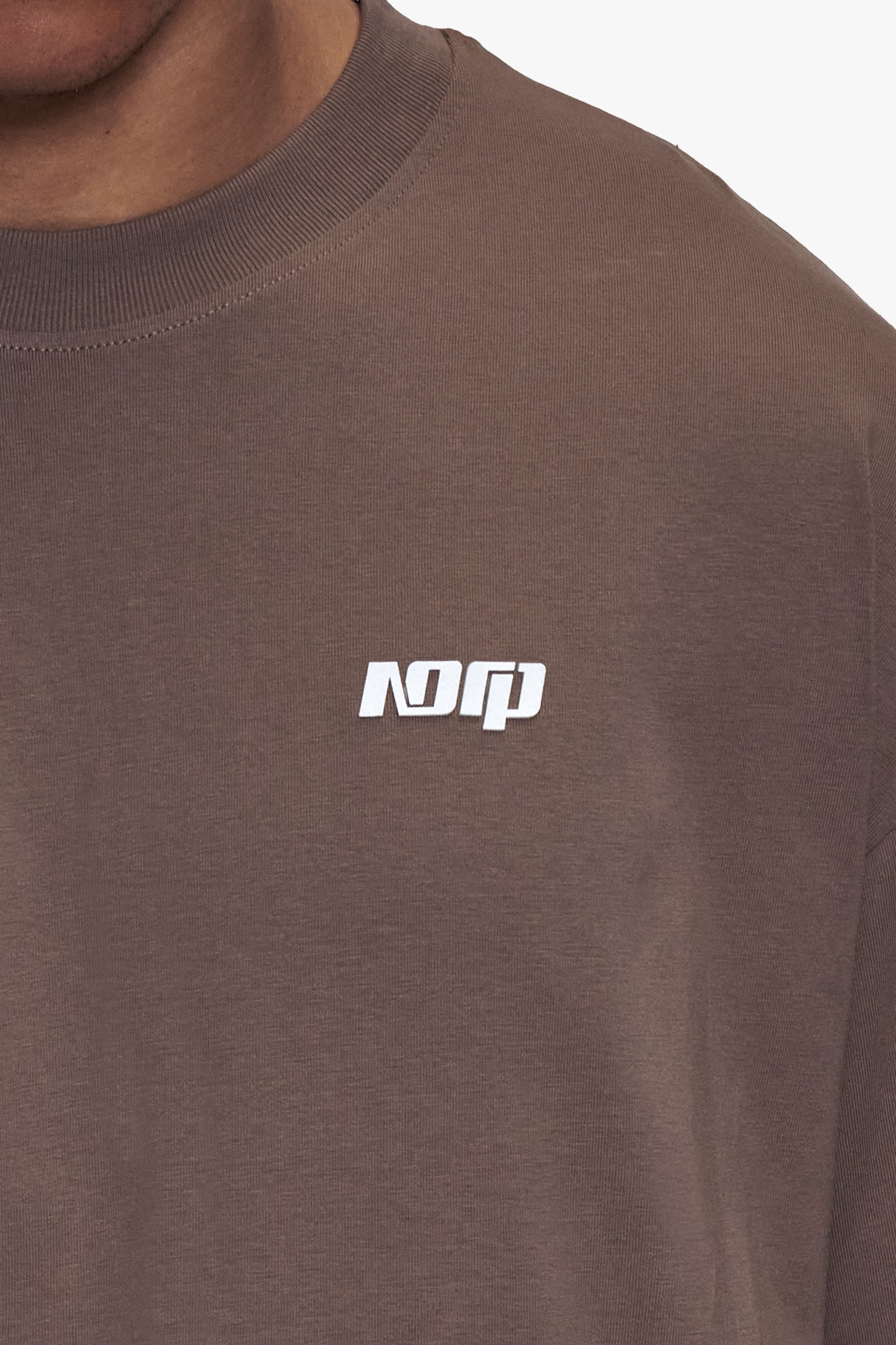 BASIC T-SHIRT LIGHT BROWN