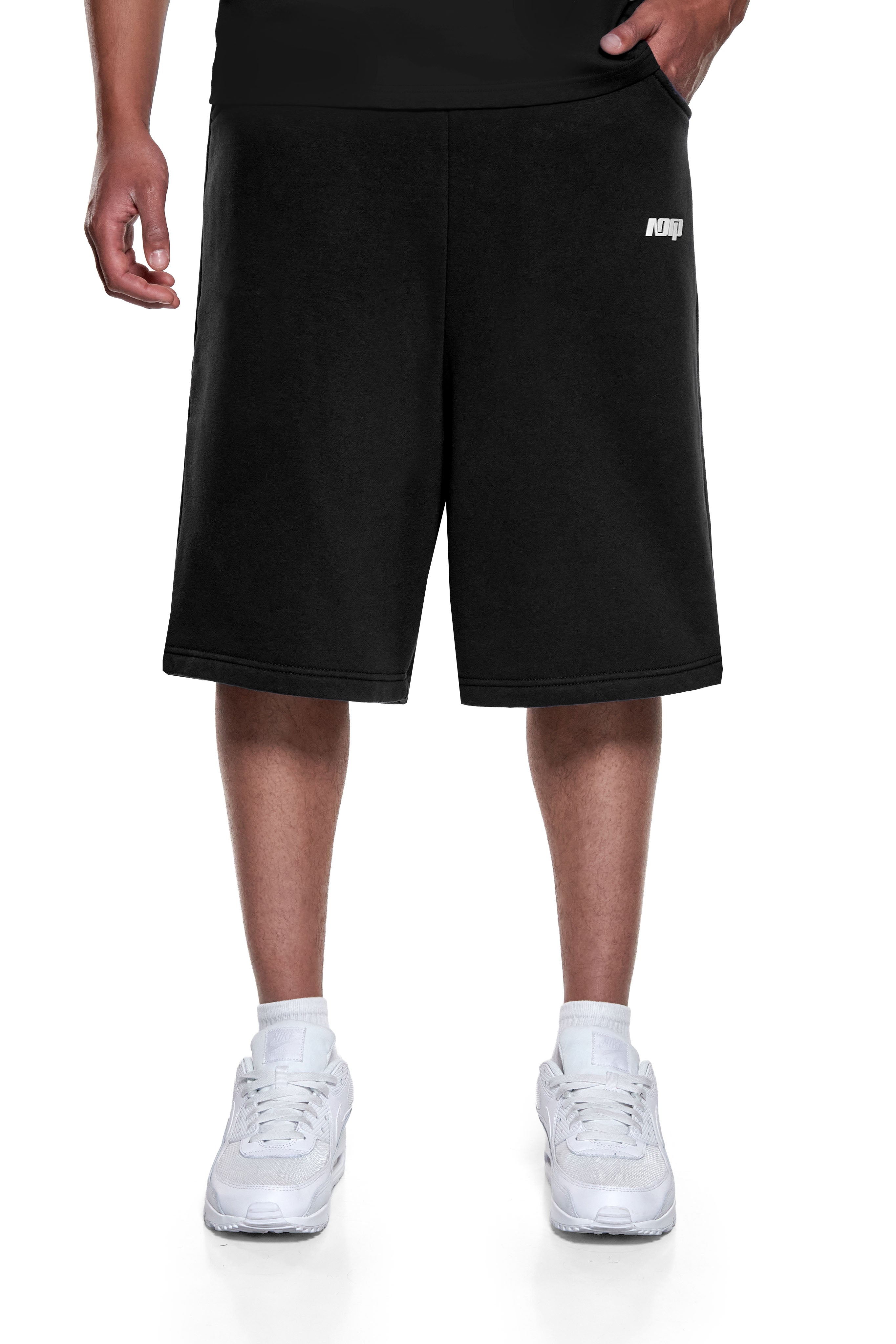 BASIC SWEAT SHORTS BLACK
