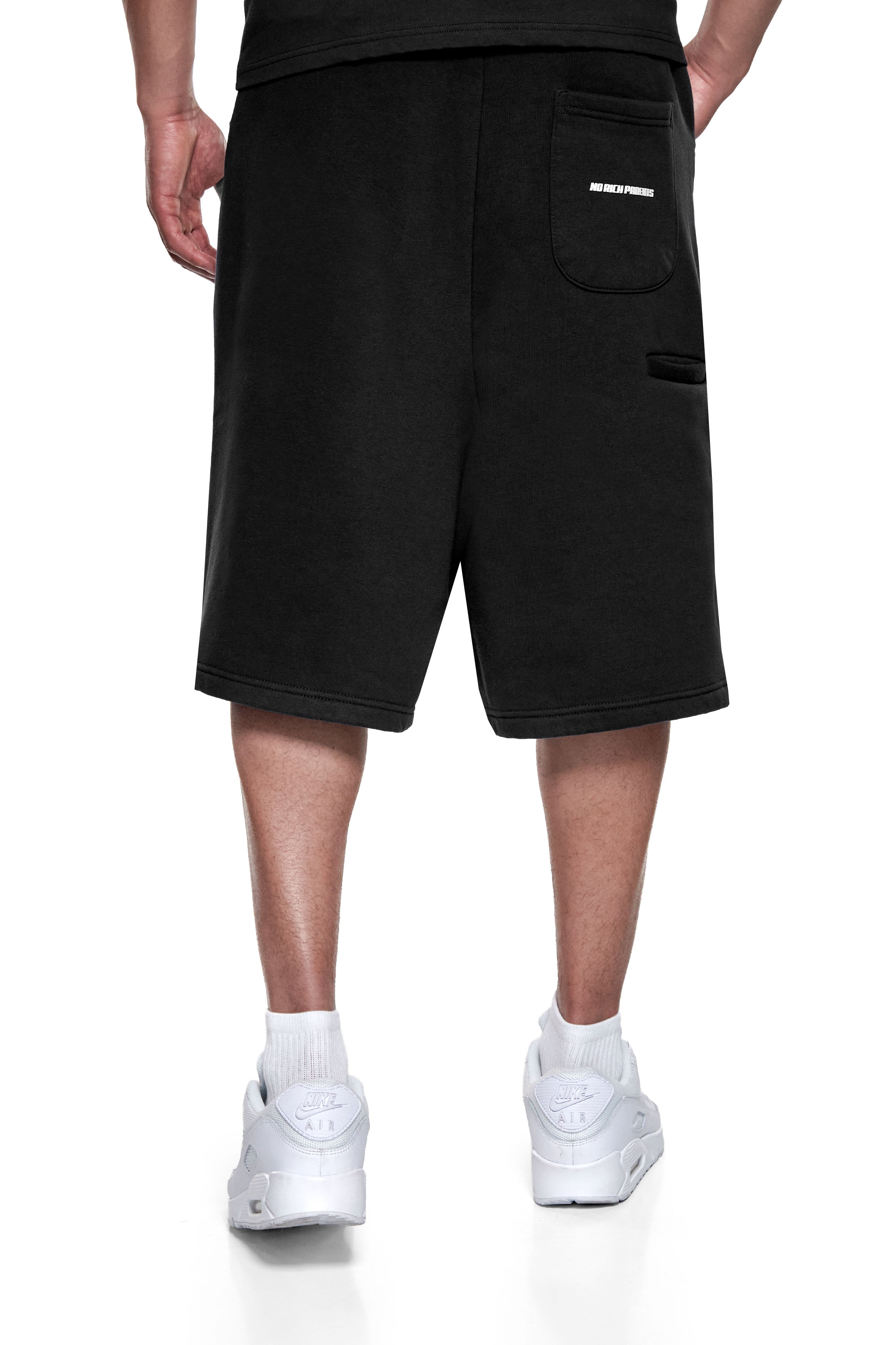 BASIC SWEAT SHORTS BLACK