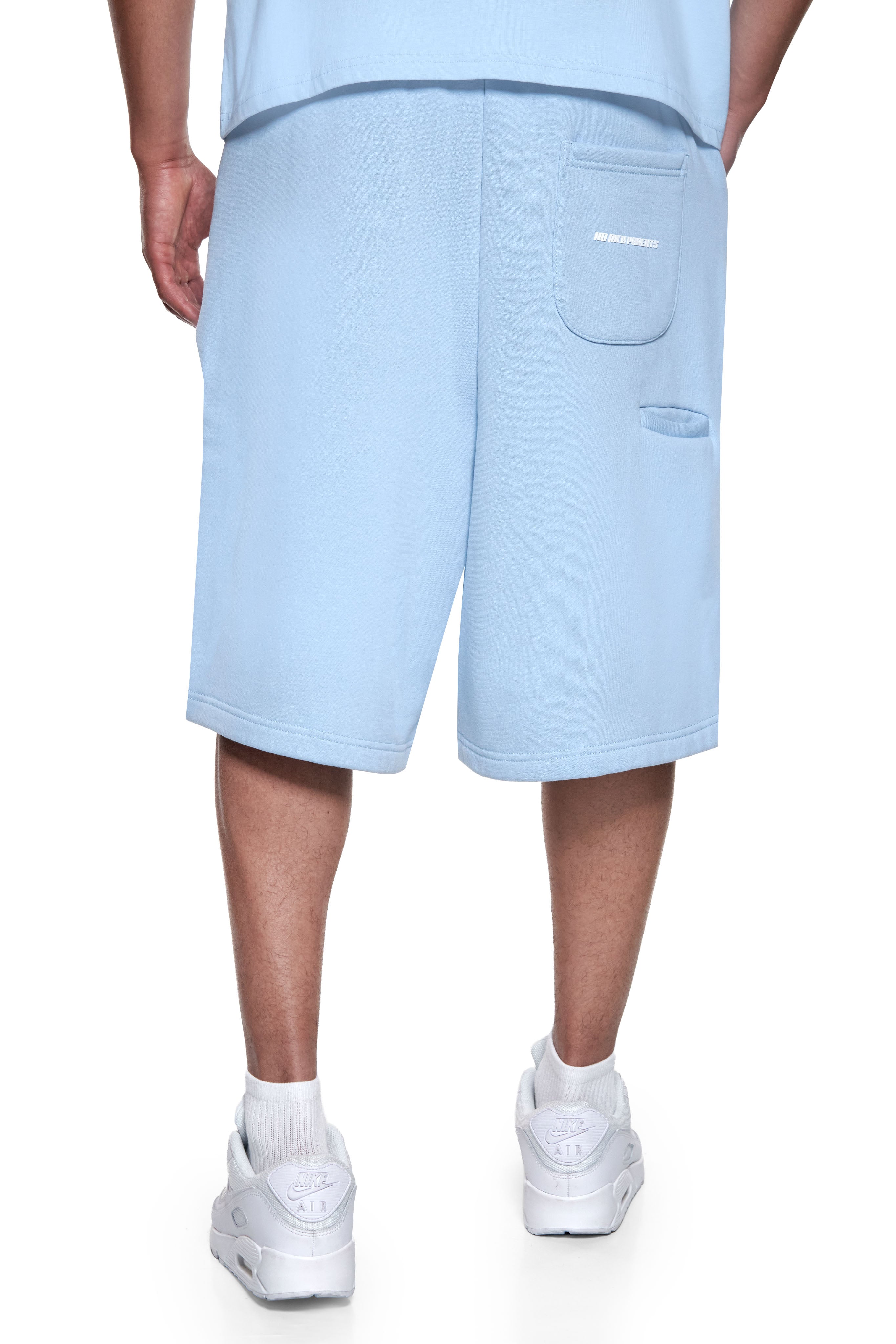 BASIC SWEAT SHORTS BABY BLUE
