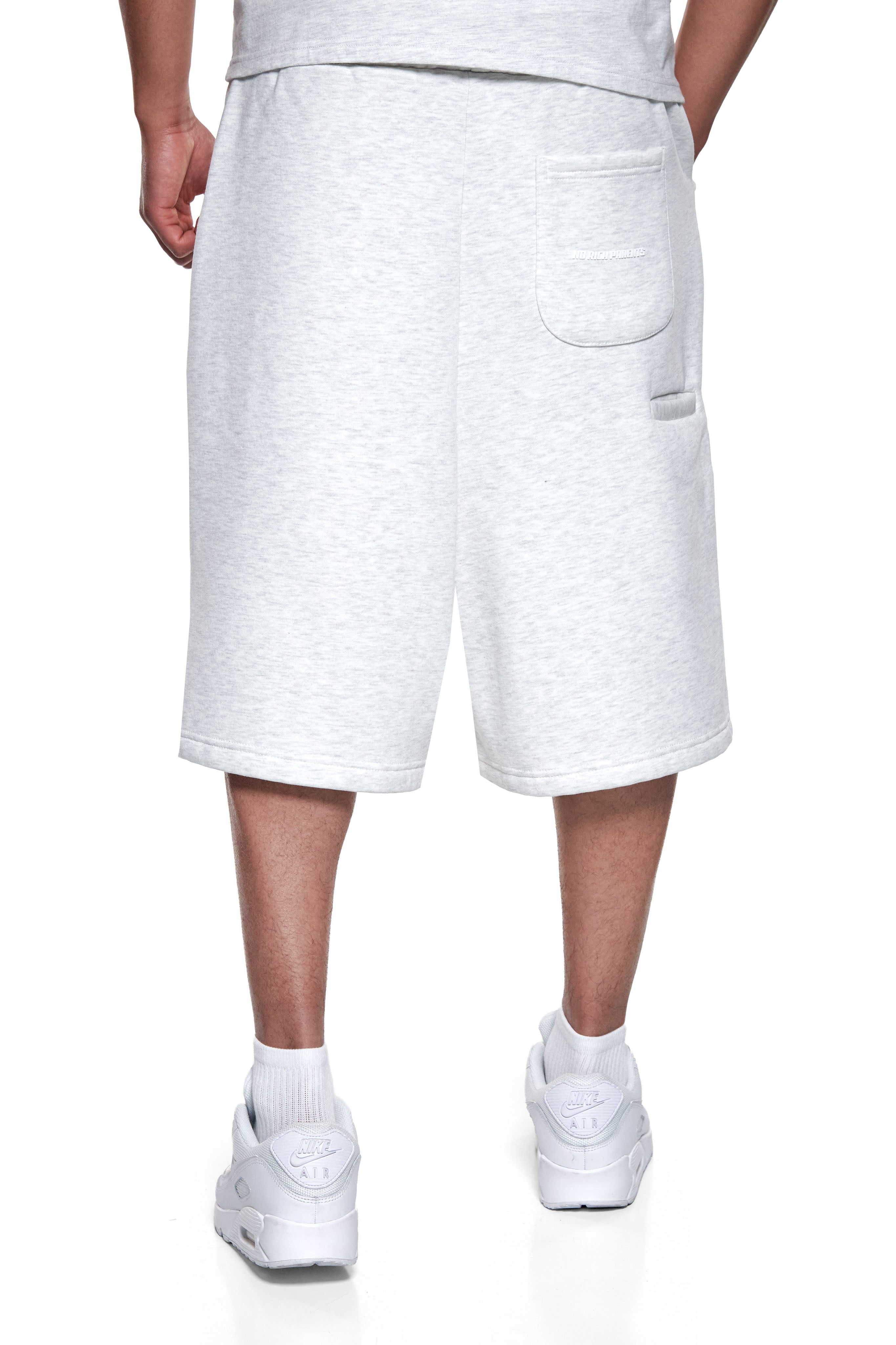 BASIC SWEAT SHORTS GREY MELANGE