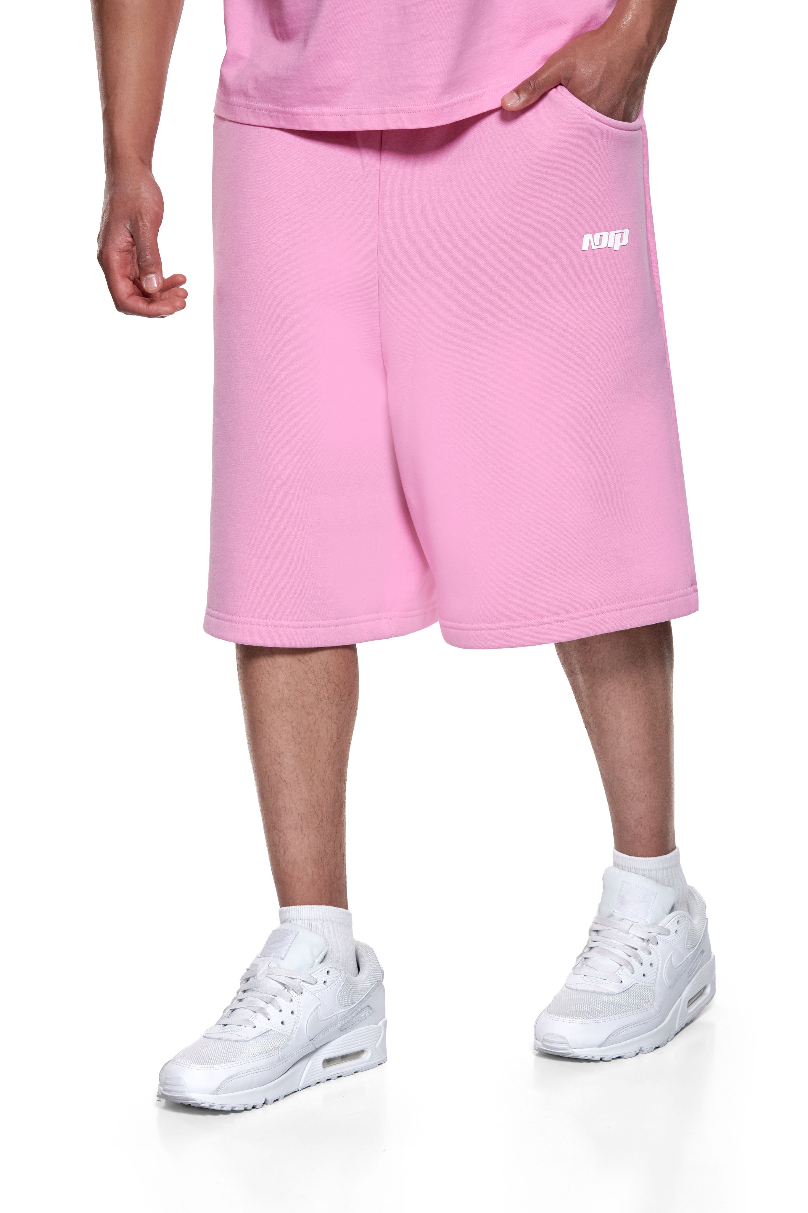 BASIC SWEAT SHORTS PINK