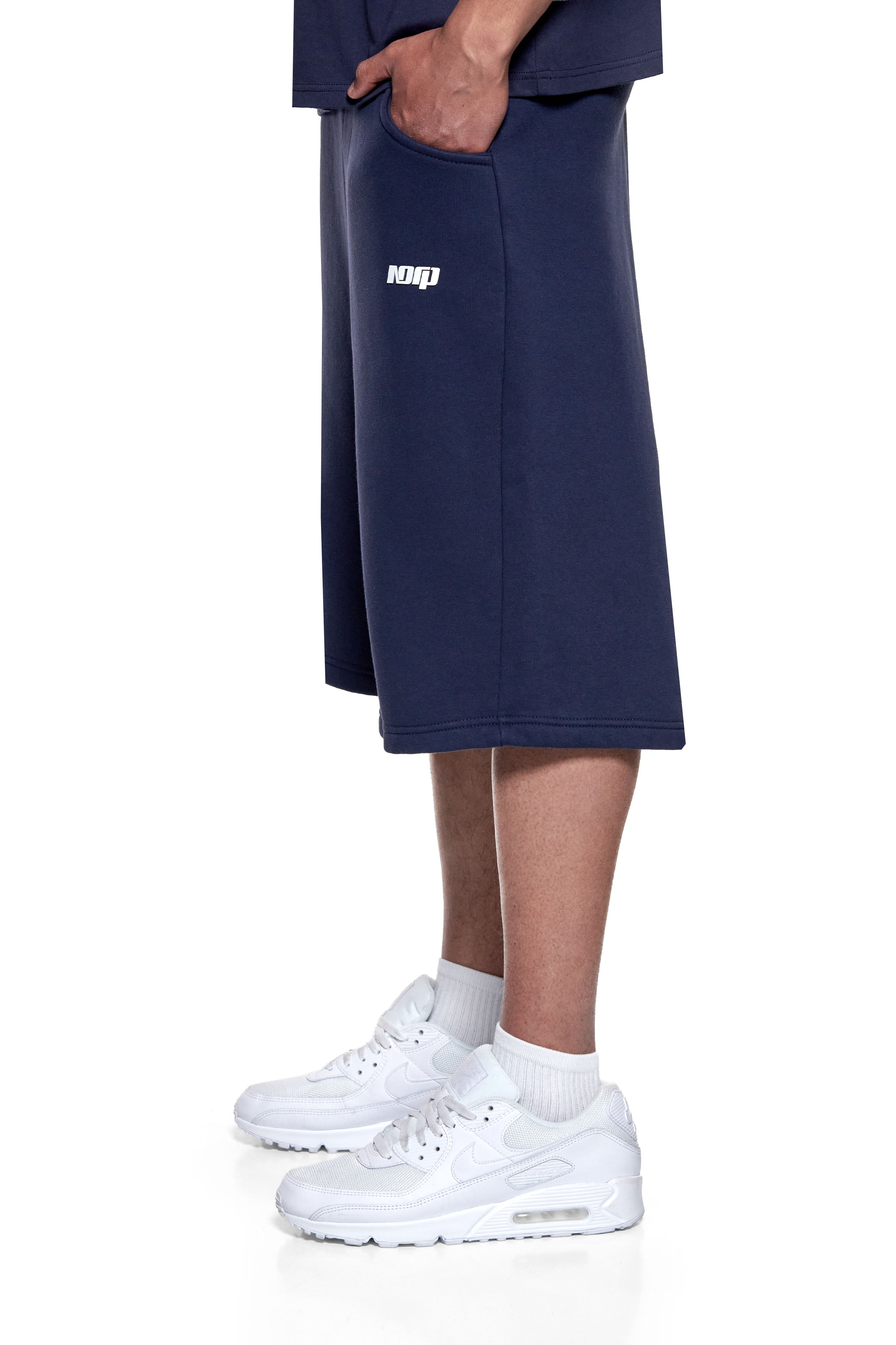 BASIC SWEAT SHORTS SPACE BLUE