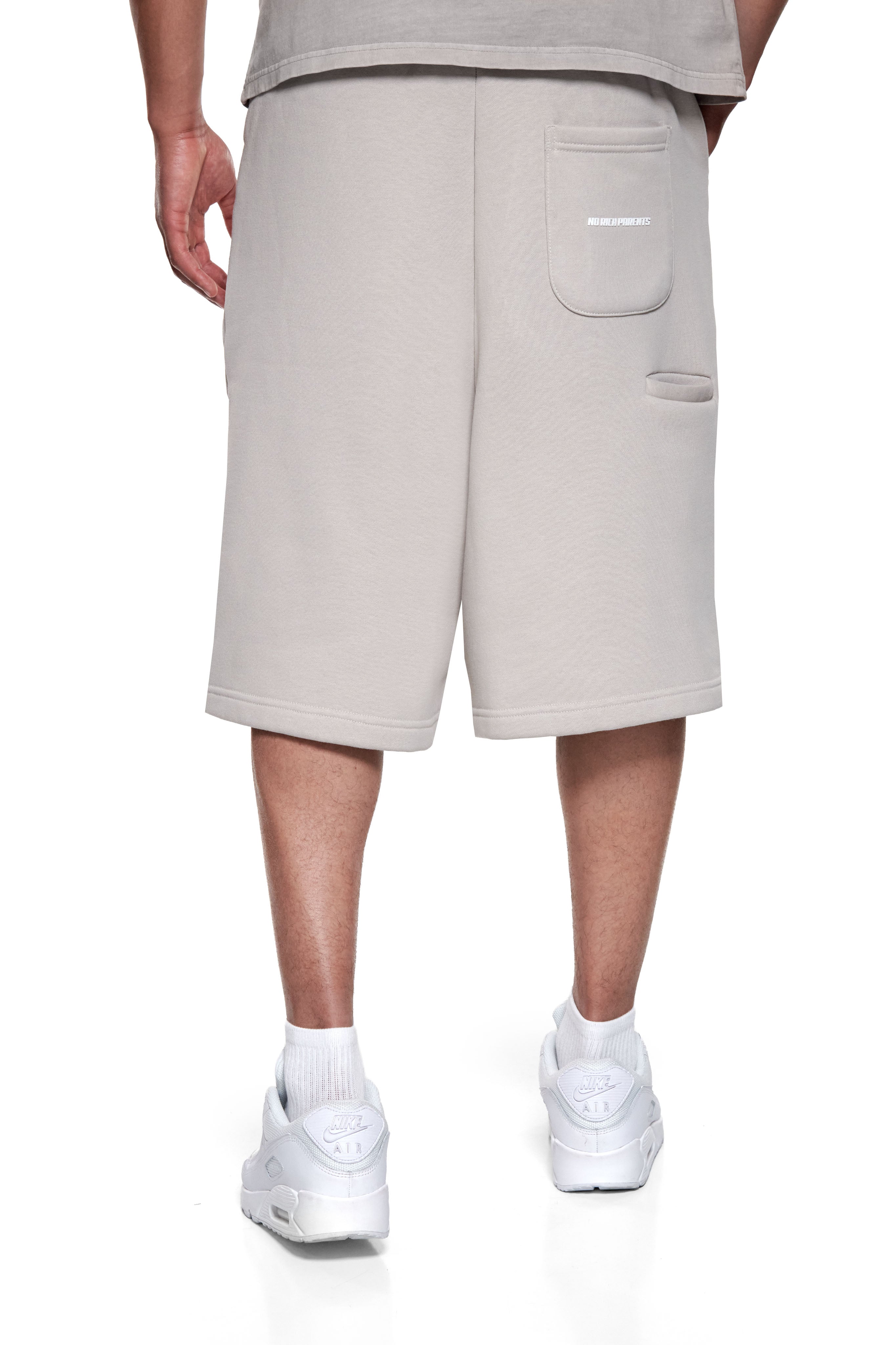 BASIC SWEAT SHORTS STONE
